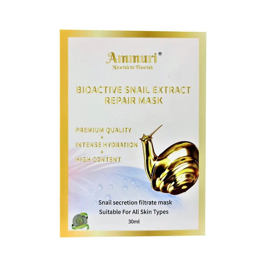 Ammuri Anti Ageing Bio Active Snail Mask Secretion Anti Wrinkle Anti Aging Ammuri Skincare