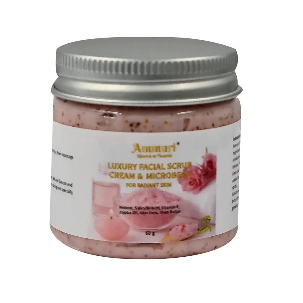 Ammuri Retinol Powerful Best Facial Scrub Cream Microbeads Rose Anti Aging Anti Wrinkle Ammuri Skincare