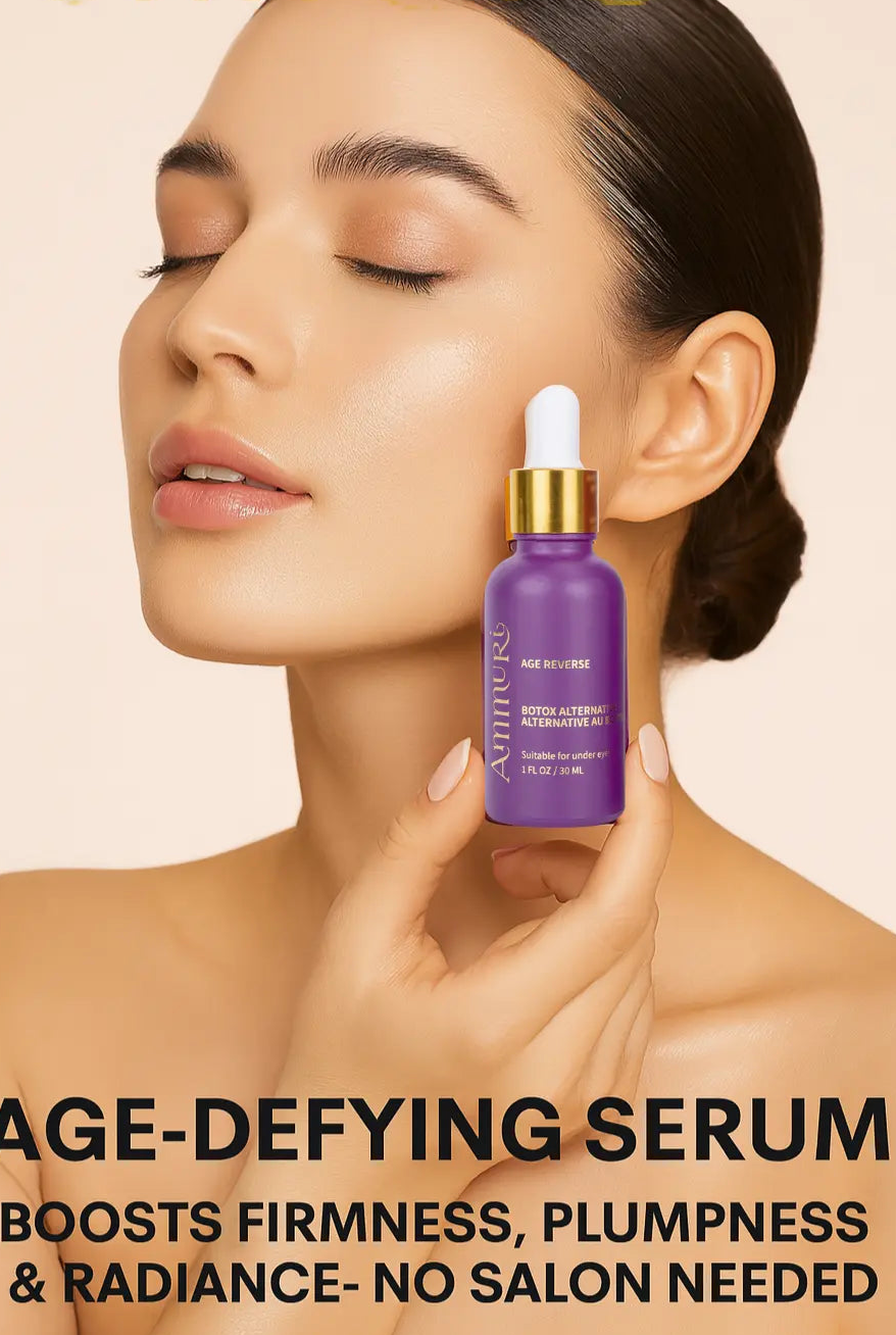 Best skincare for women over 50 UK — Ammuri Age Reverse Peptide Serum for firmness and anti-ageing