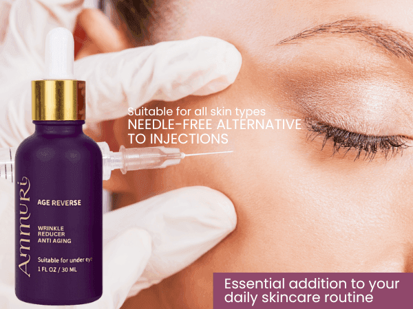 Ammuri Age Reverse Serum benefits as a needle-free alternative for reducing wrinkles