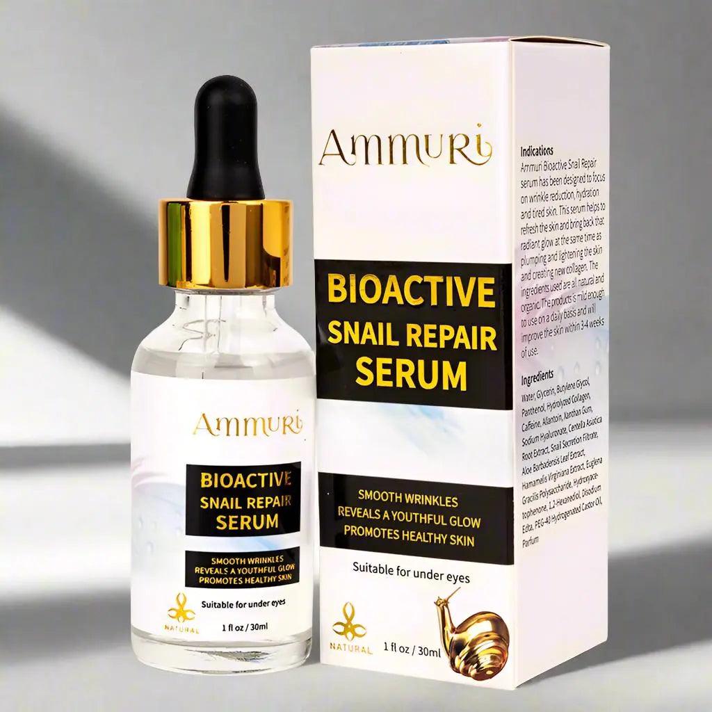 Ammuri Bioactive Snail Repair Serum with snail mucin for hydration and smoother-looking skin