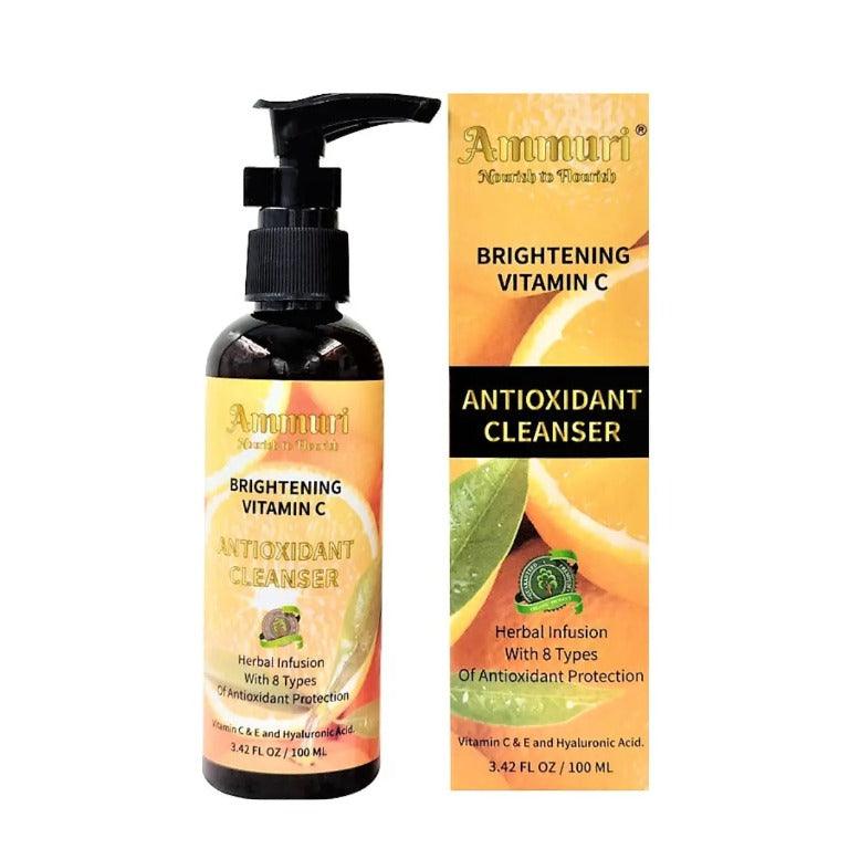 Ammuri Vitamin C Antioxidant Cleanser for dull-looking skin and a radiance-focused routine