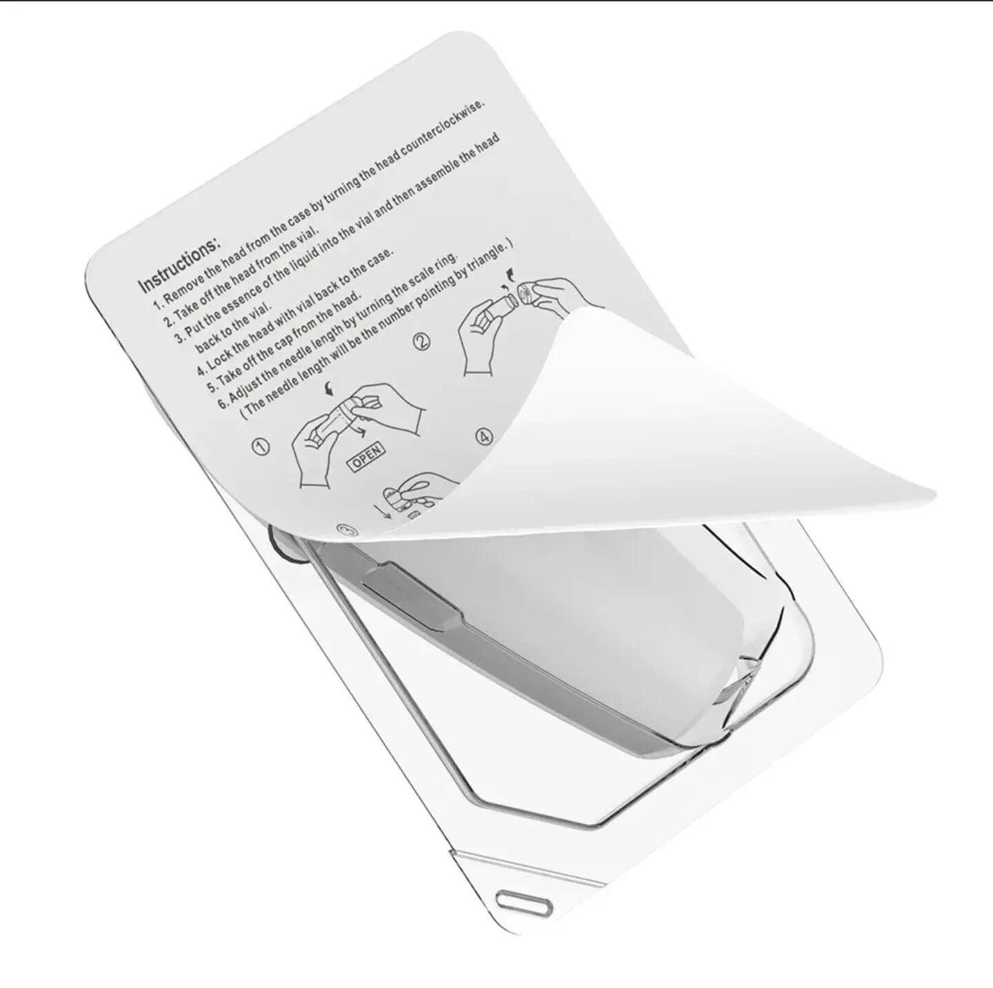 Ammuri Aesthetic Derma Roller System instructions for building an at-home microneedling routine