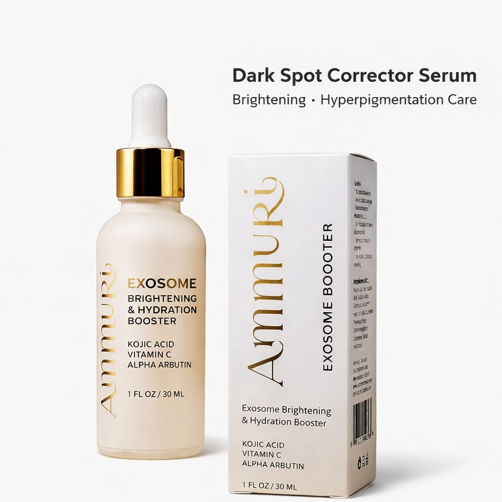Ammuri Exosome Brightening and Hydration Booster Serum for dark spots and uneven-looking tone