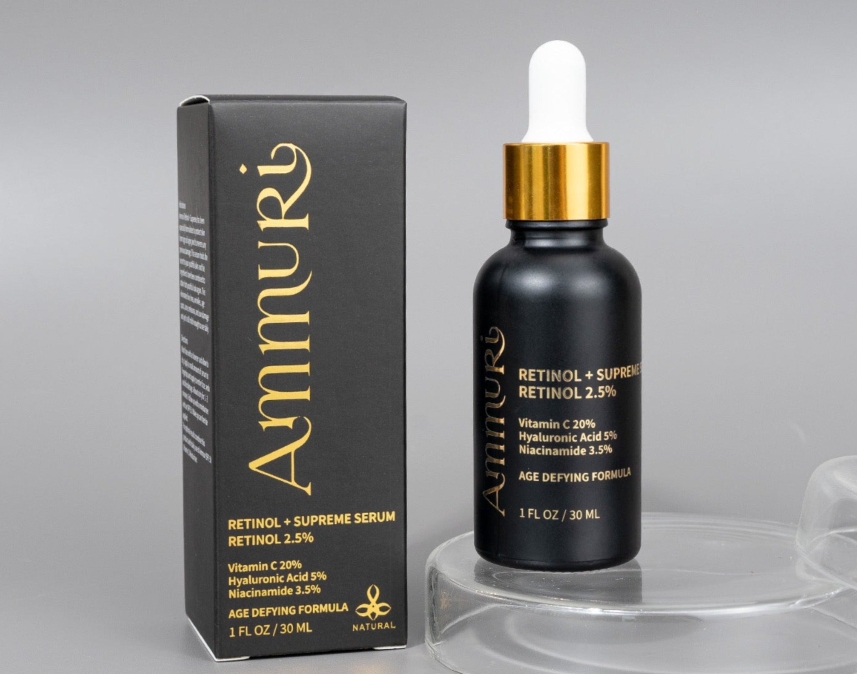 Ammuri Anti Aging Retinol Supreme Serum - Revitalize Your Skin with Age-Defying Formula 