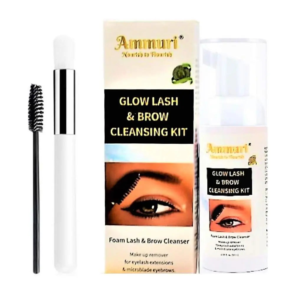 AMMURI Glow Lash & Brow Cleansing Kit - Expert Care for Long-Lasting Beauty - Ammuri Skincare