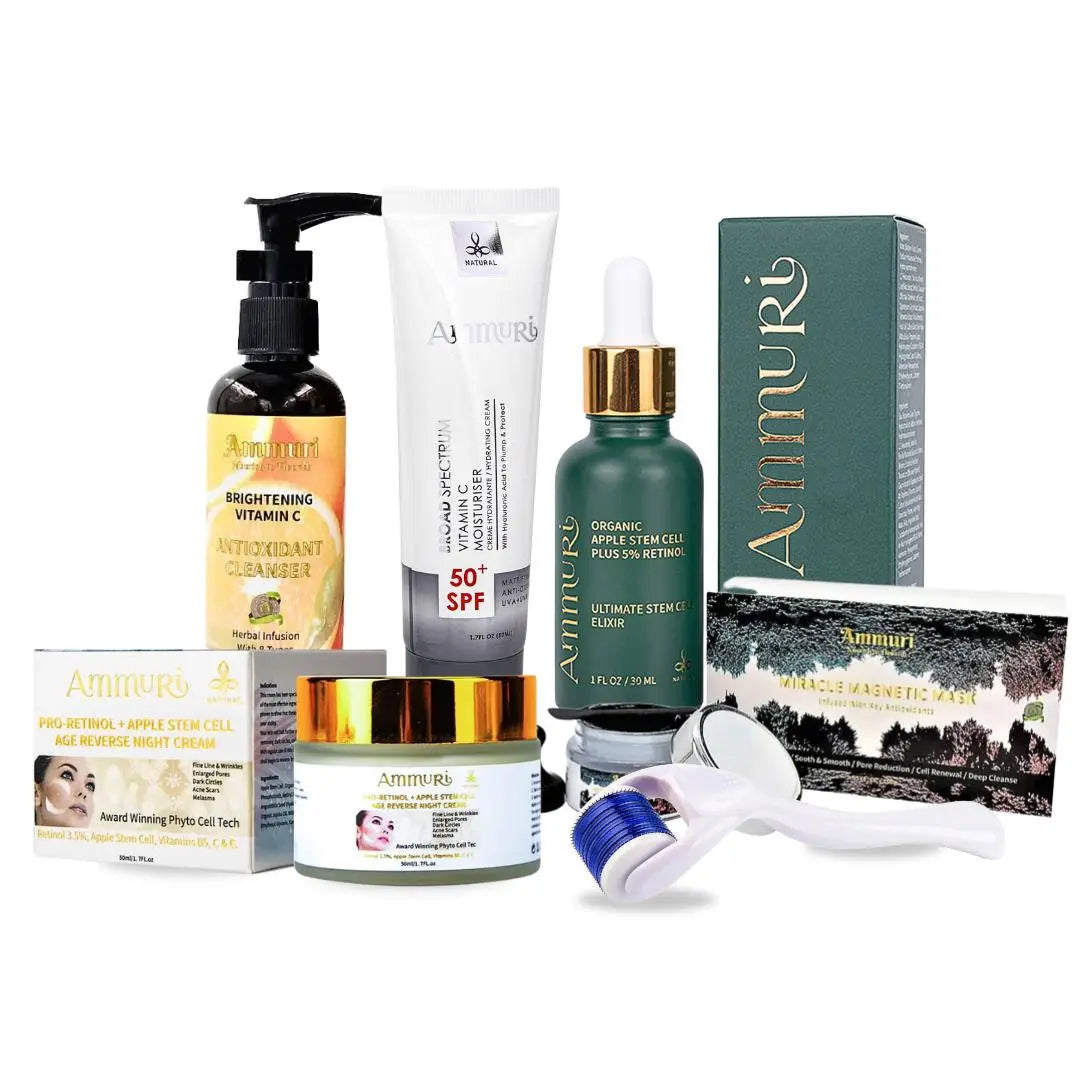 Advanced Rejuvenate Anti-Aging Package - Ultimate Skincare Solution for Youthful, Radiant Skin Ammuri Skincare