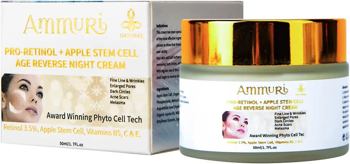 AmmuRi Retinol Cream Apple Stem Cell Age Reverse 3.5% Retinol Cream Youthful Radiance skin Ammuri Skincare