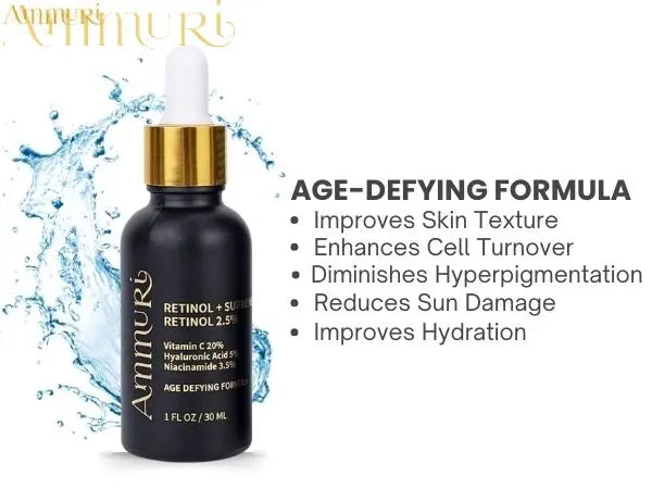 Ammuri 2.5% Retinol Serum - Gentle Anti-Aging Treatment Ammuri Skincare