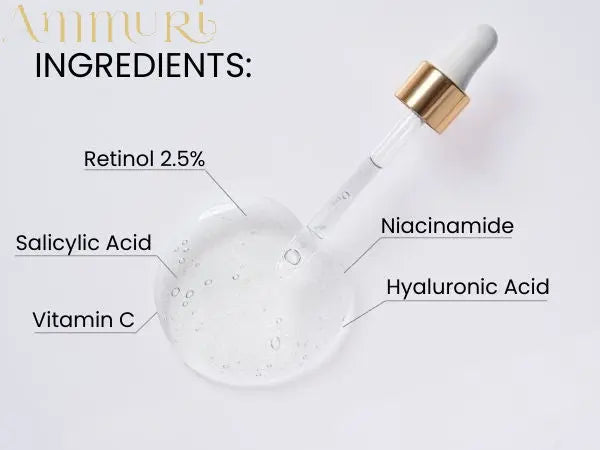 Ammuri 2.5% Retinol Serum - Gentle Anti-Aging Treatment Ammuri Skincare
