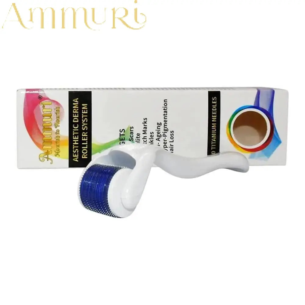Ammuri Skincare Aesthetic Derma Roller System with microneedle derma roller for skincare rejuvenation