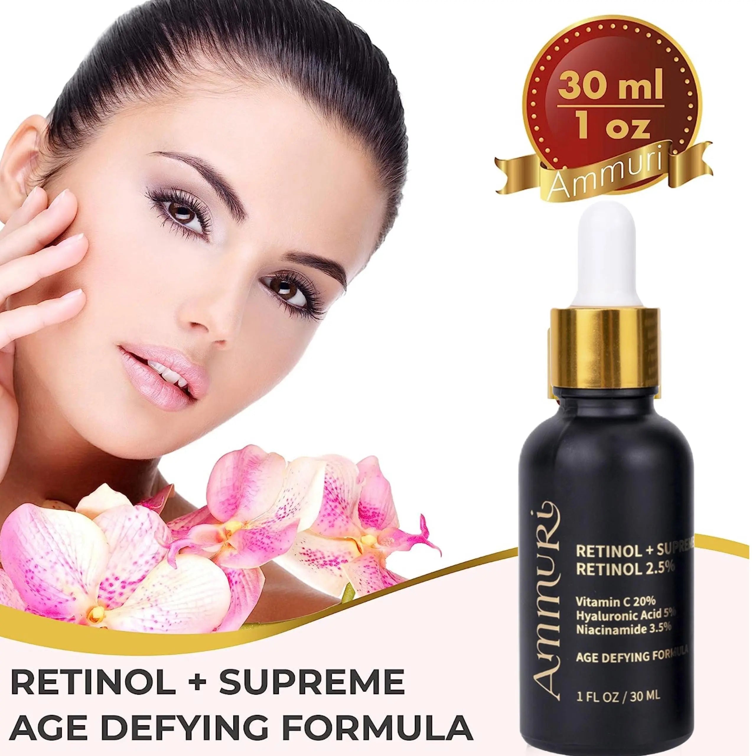 Ammuri Anti Aging Retinol Supreme Serum - Age-Defying Formula Ammuri Skincare