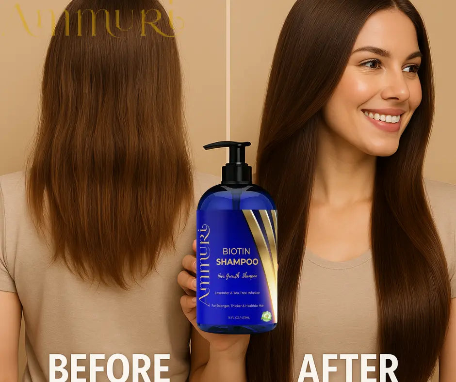 Ammuri Biotin DHT Blocker Shampoo Sulfate-Free Hair Loss Treatment Ammuri Skincare