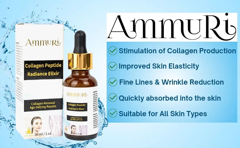 Ammuri Collagen Peptide Serum Youthful Radiance Skin Enhancer Ammuri Skincare