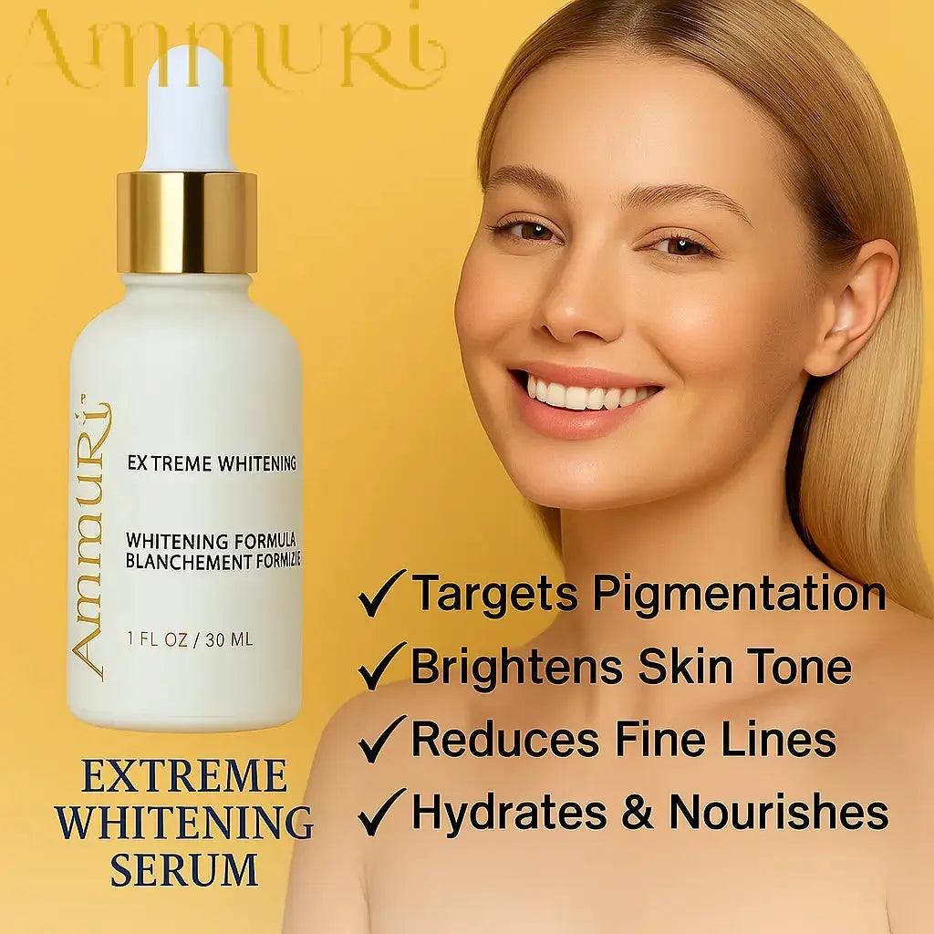 Ammuri Premium Whitening Serum 30ml – Kojic Acid + Tranexamic Acid | Dark Spot & Pigmentation Corrector Ammuri Skincare