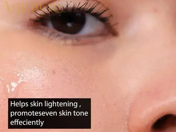 Ammuri Skincare extreme whitening serum applied on skin for effective lightening and even tone