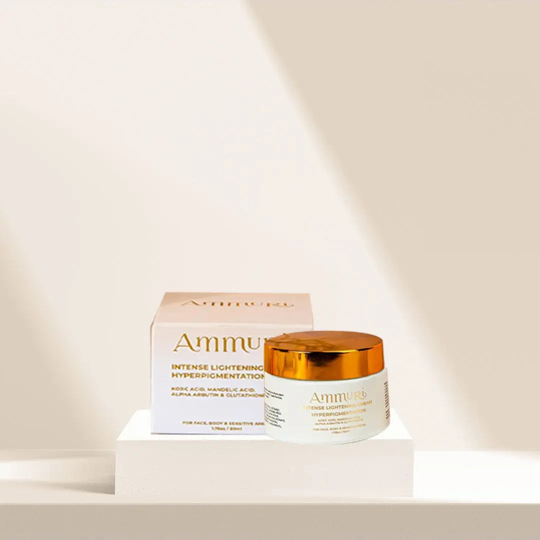 Ammuri Intense Skin Lightening Cream - Hyperpigmentation Treatment, Age Spot Reduction, and Dark Circle Elimination for Youthful Complexion | Anti-Aging Skincare Solution - Ammuri Skincare