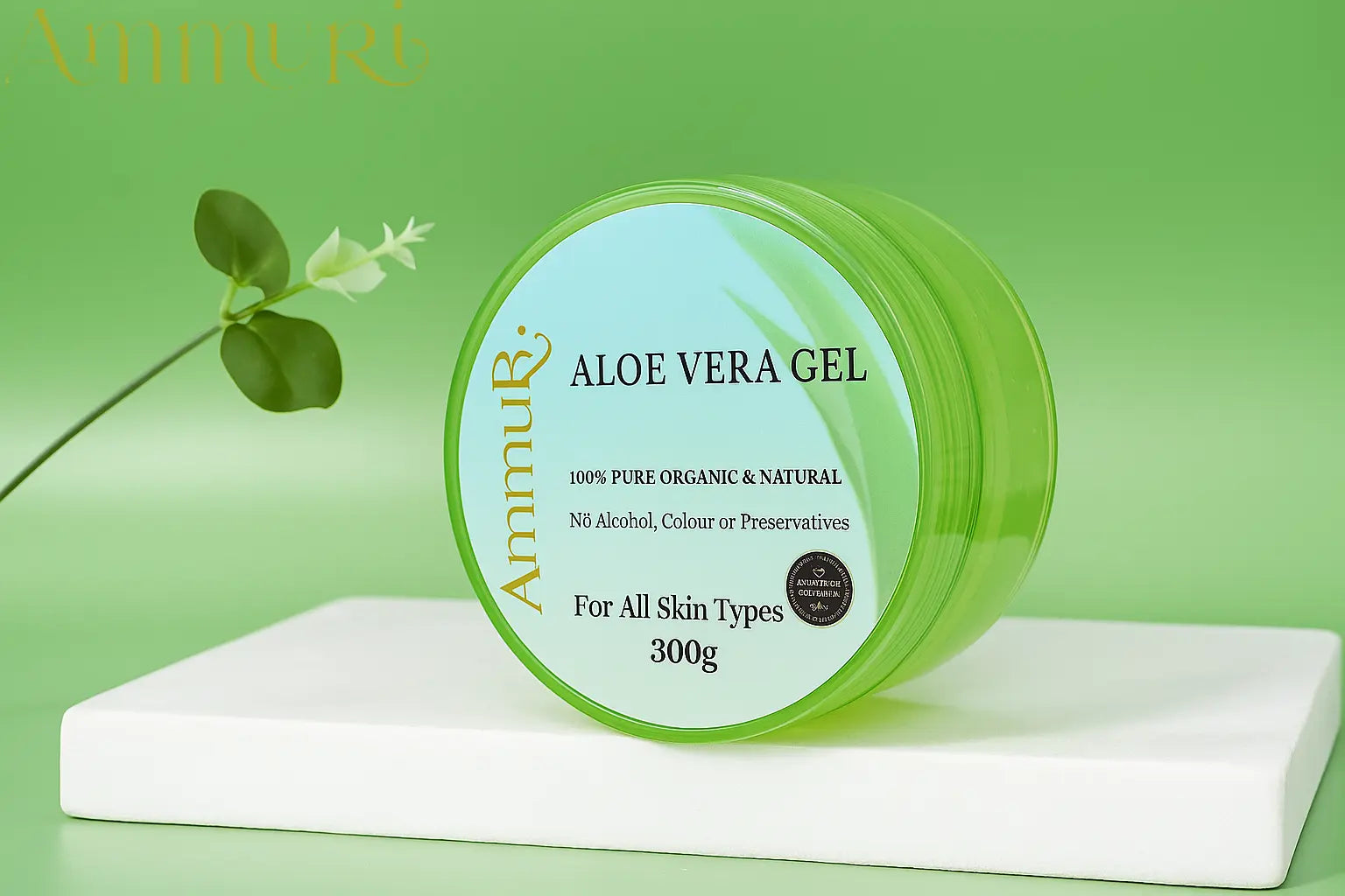 Ammuri Organic Aloe Vera Gel for Psoriasis - 300g Ammuri Skincare