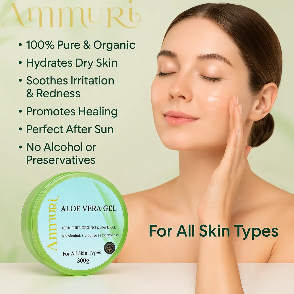 Ammuri Organic Aloe Vera Gel for Psoriasis - 300g Ammuri Skincare