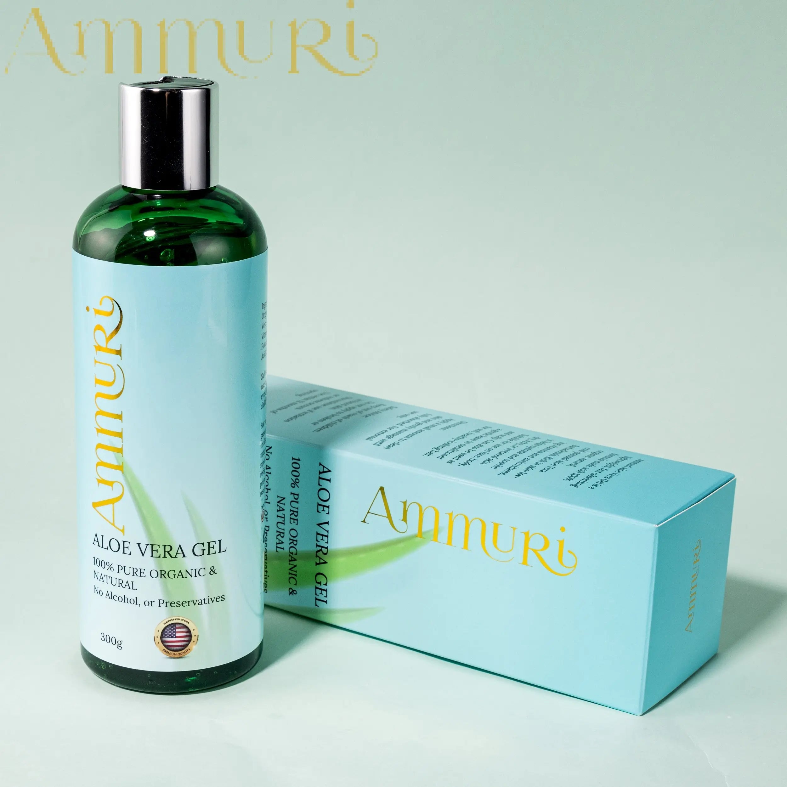Ammuri Organic Aloe Vera Gel for Skin Hydration Ammuri Skincare
