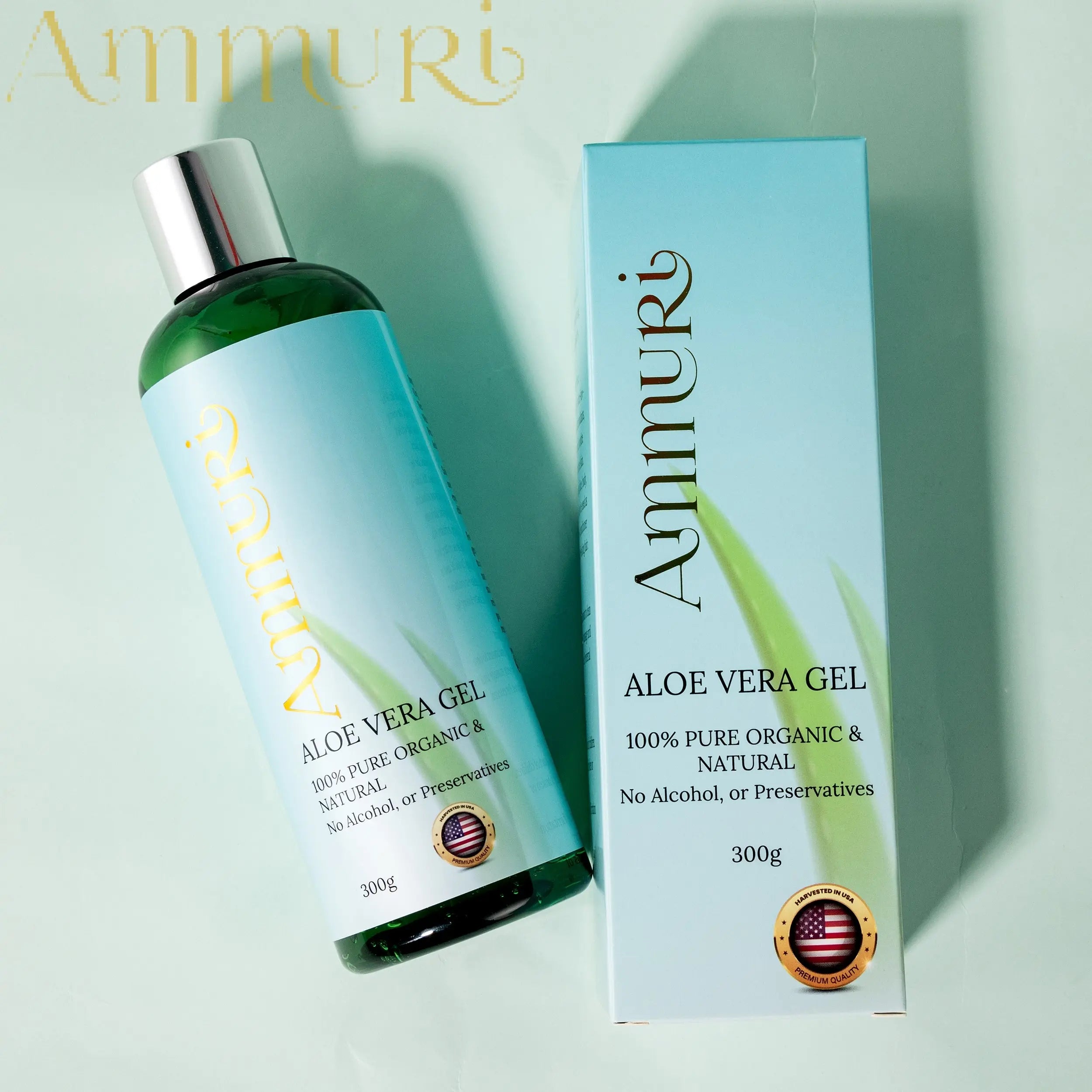 Ammuri Organic Aloe Vera Gel for Skin Hydration Ammuri Skincare