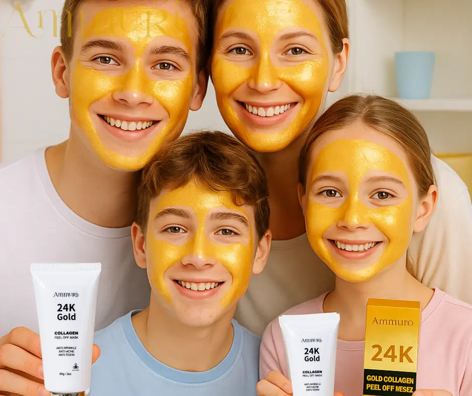 Ammuri Skincare 24K Gold Collagen Face Mask Peel Off Ammuri Skincare