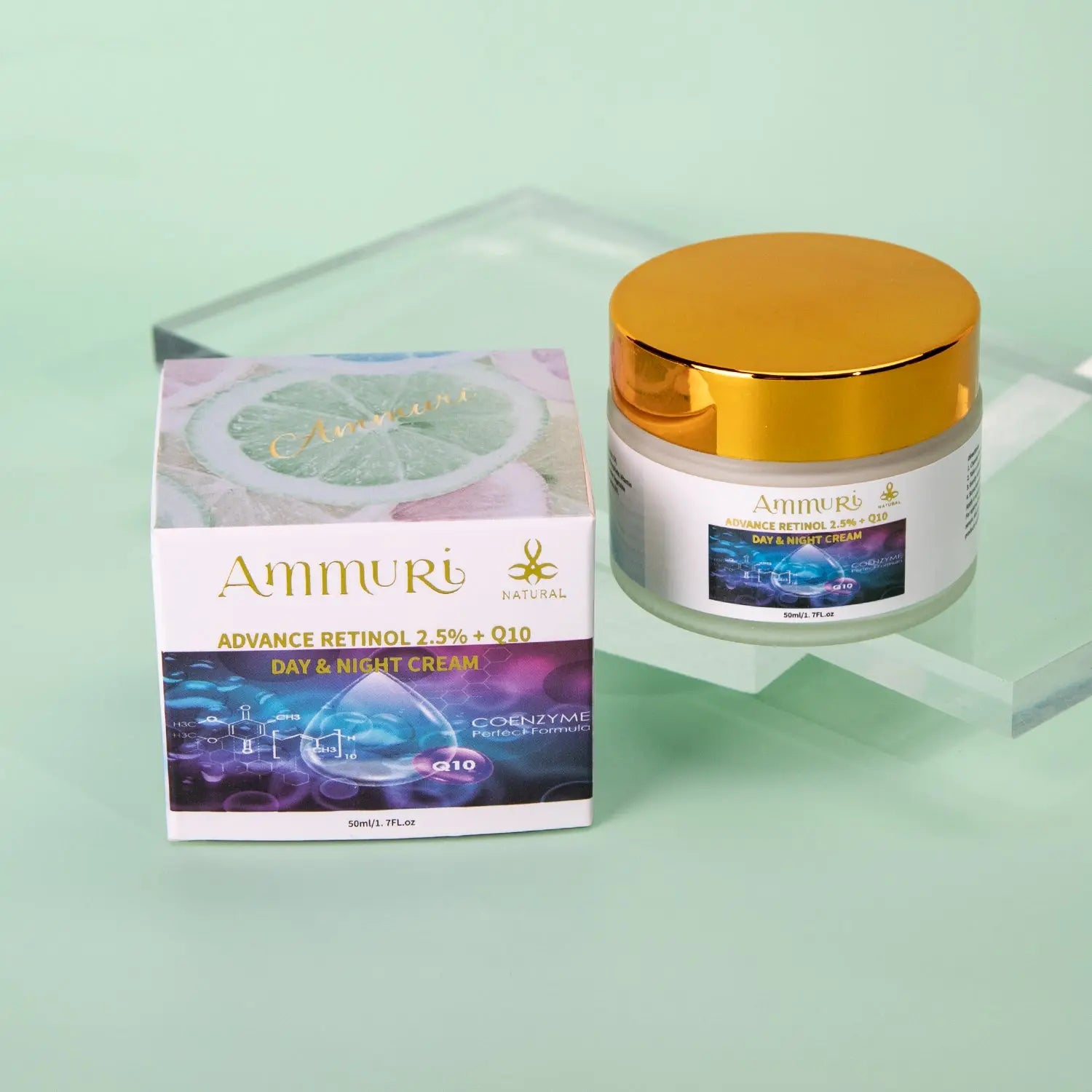 Ammuri Unlock Timeless Beauty with Ammuri Q10 + Advance Retinol 2.5% Firming Cream | Premium Anti-Aging Skincare Ammuri Skincare