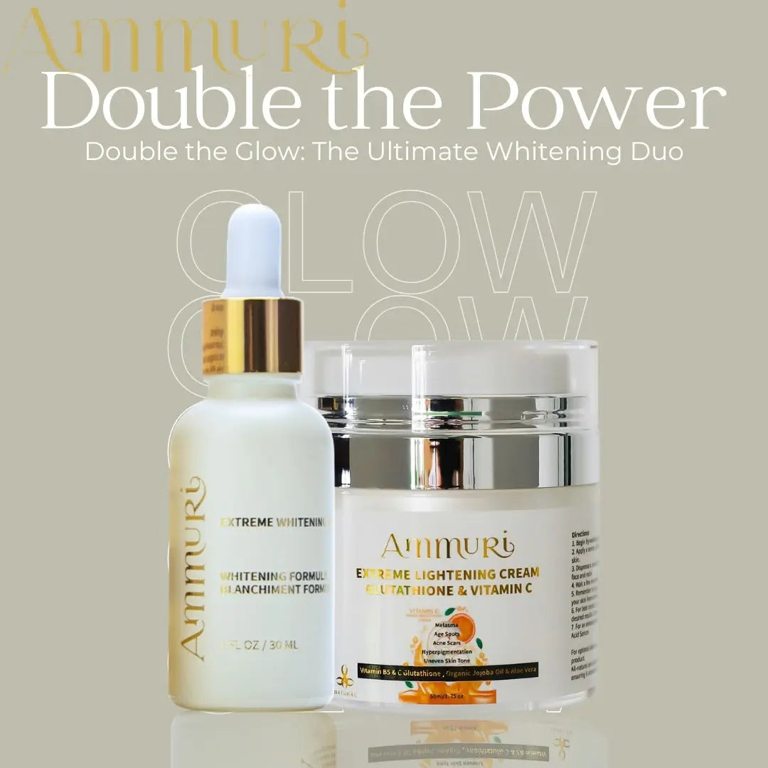 Ammuri Whitening Cream and Serum Set for Bright Skin Ammuri Skincare