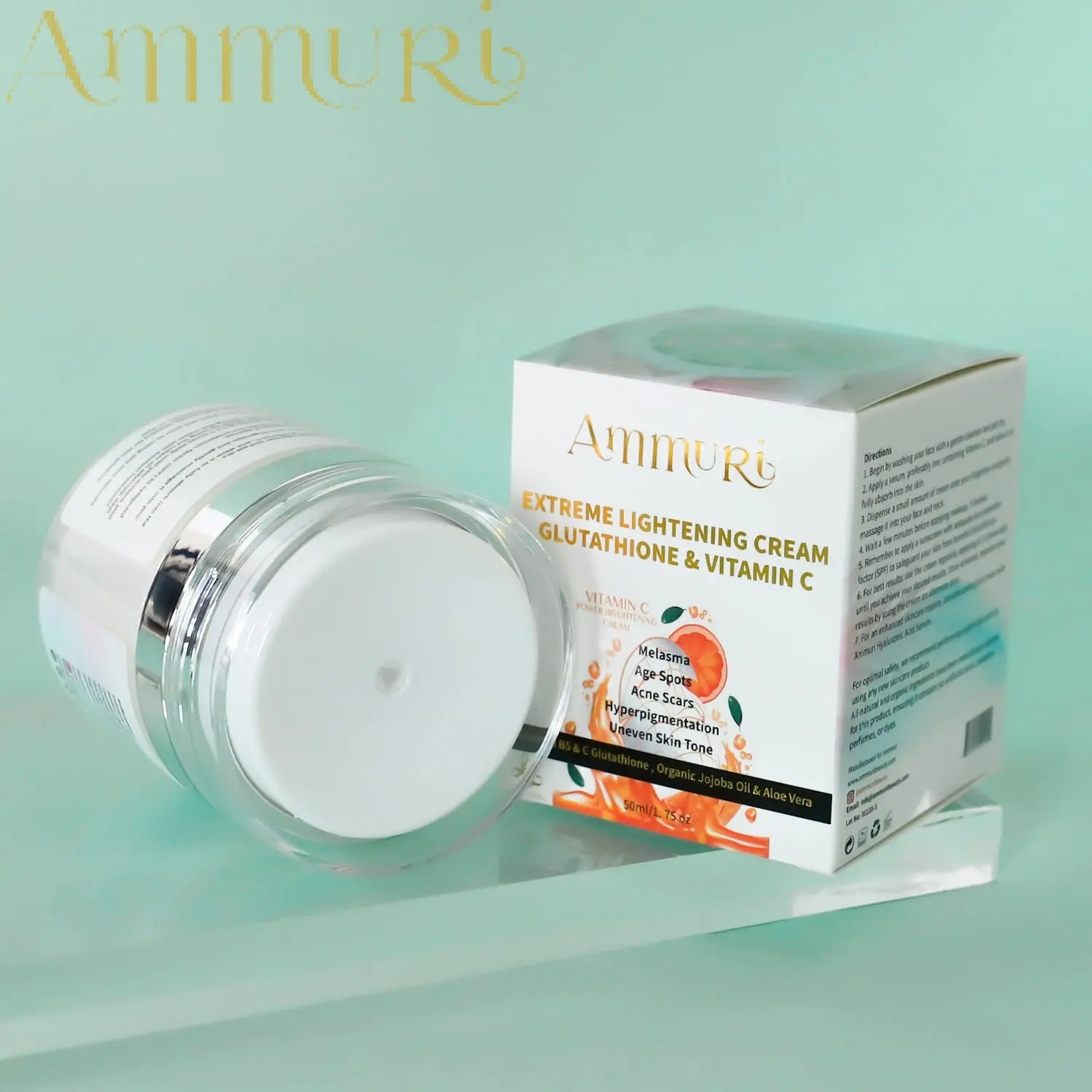 Ammuri Whitening and Brightening Cream Set for Radiant Skin Ammuri Skincare