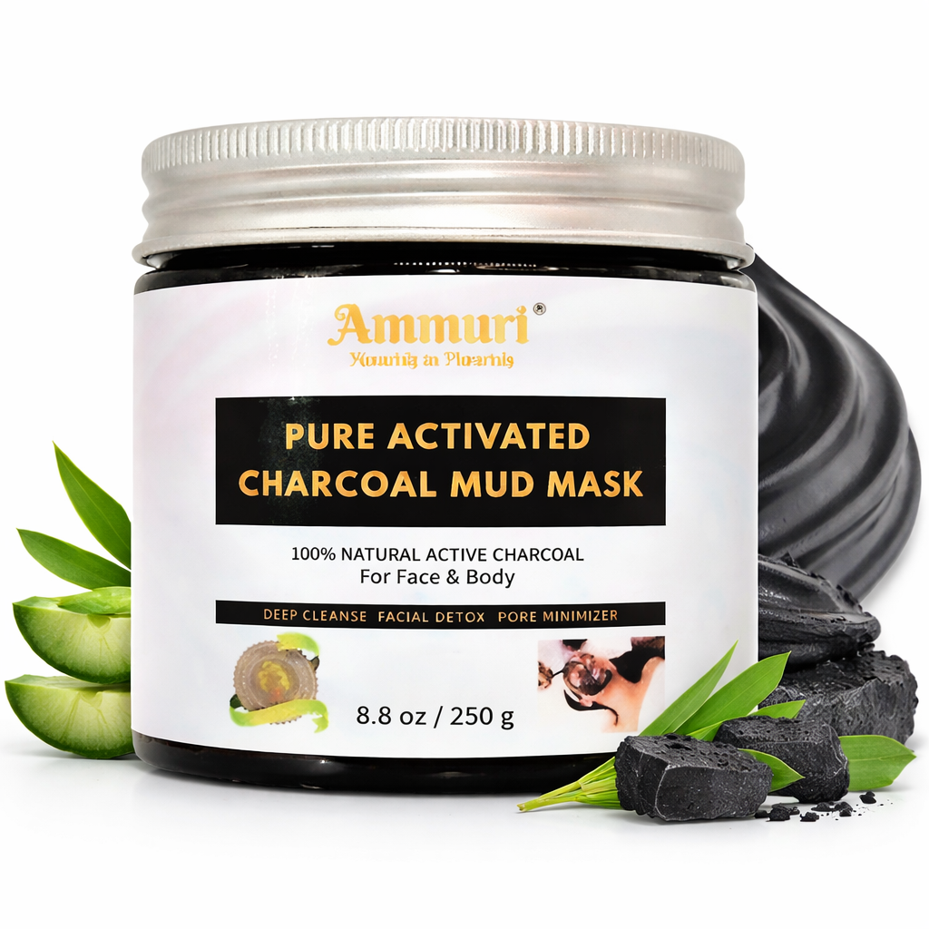 Ammuri Pure Activated Charcoal Mud Mask for Pigmentation Ammuri Skincare