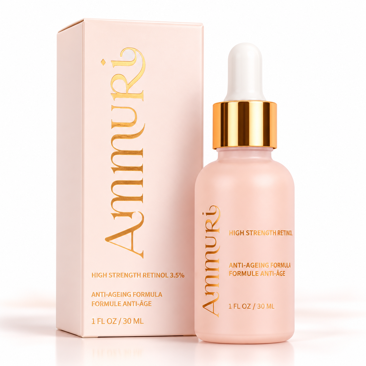 Ammuri Retinol 3.5% Face Serum 30ml – Fine Lines, Texture & Renewal – product gallery image 1