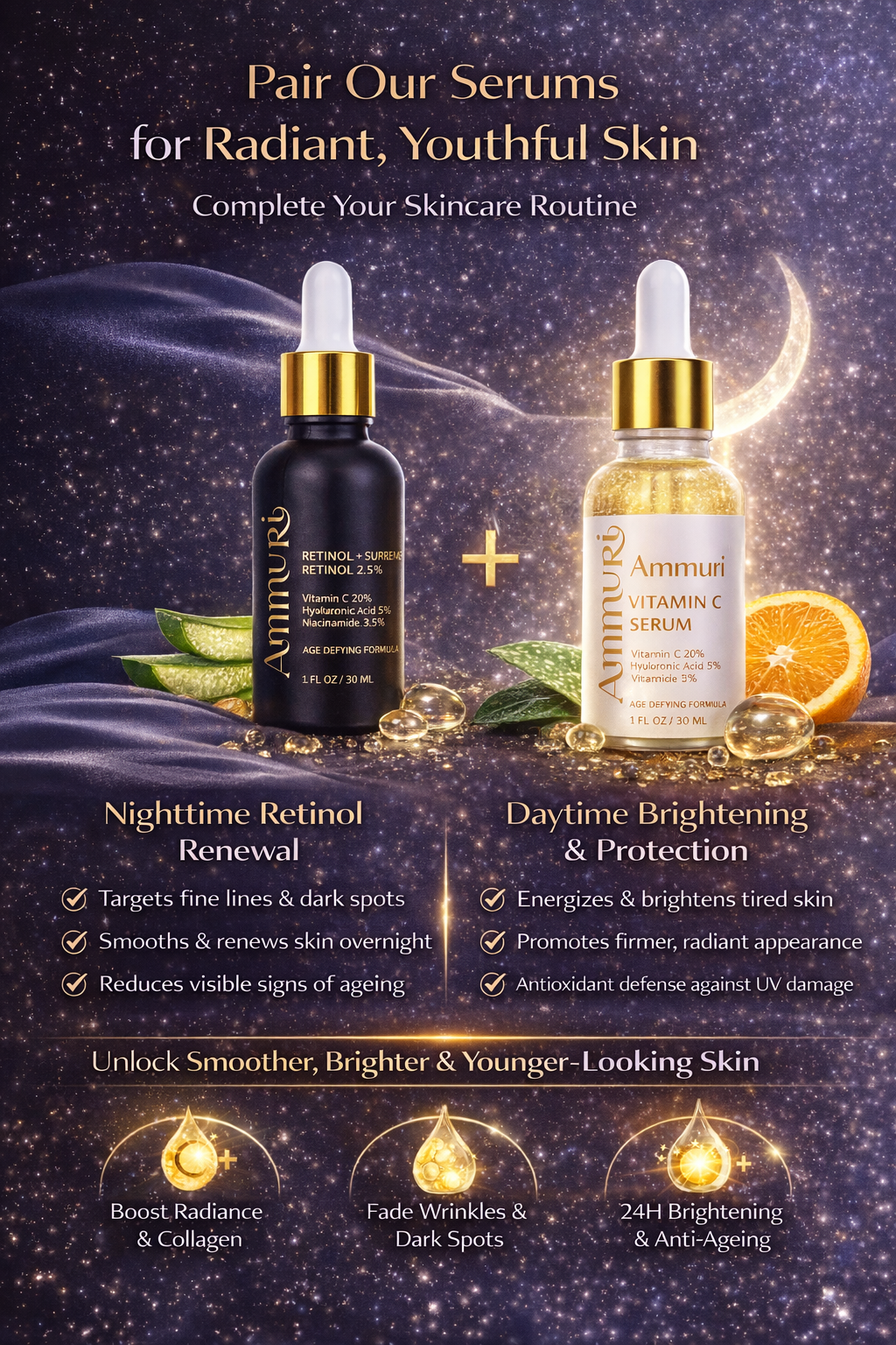 Ammuri Retinol Supreme Serum for Anti-Ageing Skin Care Ammuri Skincare