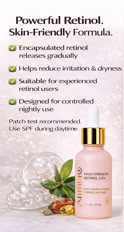 Ammuri 3.5% Retinol High Strength Face Serum – Anti-Ageing Formula Ammuri Skincare