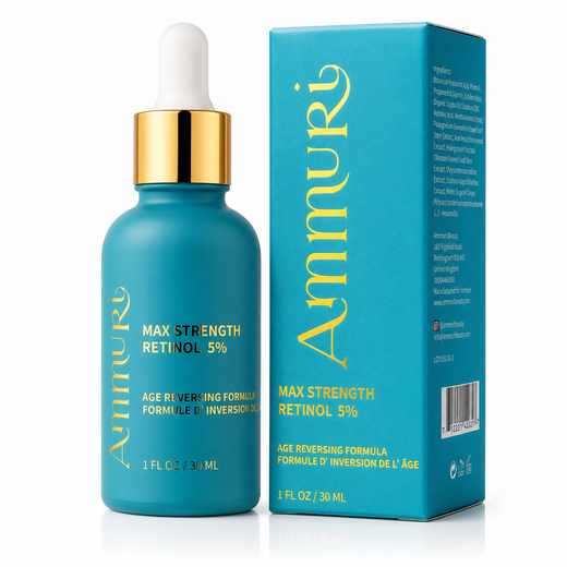 Ammuri Retinol 5% Face Serum 30ml | High-Strength Evening Renewal