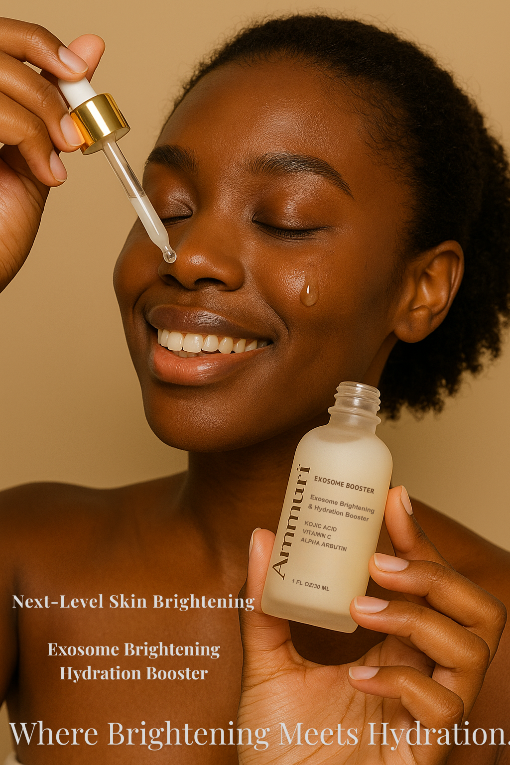 Ammuri Exosome Booster Serum - Brightening Face Serum with Kojic Acid 30ml Ammuri Skincare