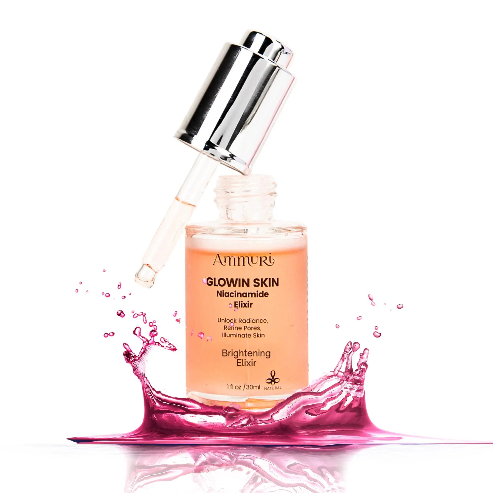 Face Lightening Glowin Skin Niacinamide Elixir Youthful Radiance Advanced 4-in-1 Ammuri Skincare