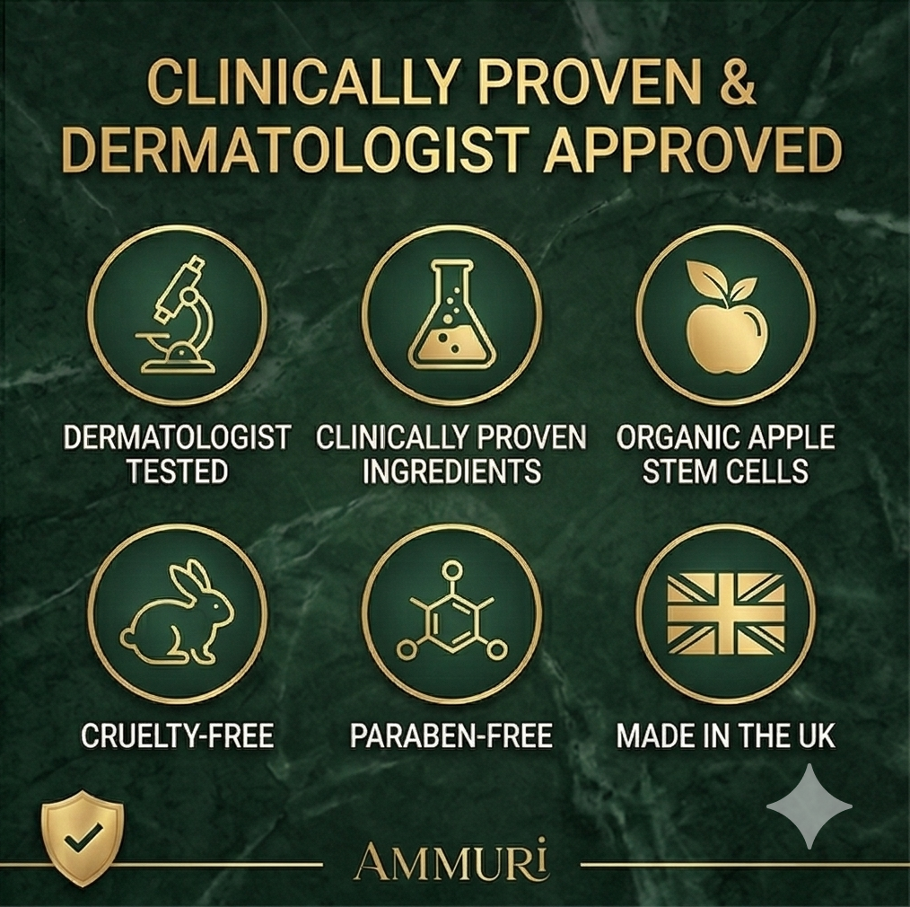 Ammuri Vitamin C Retinol Serum & SPF 50 Cream Brightening Skincare Routine Glow