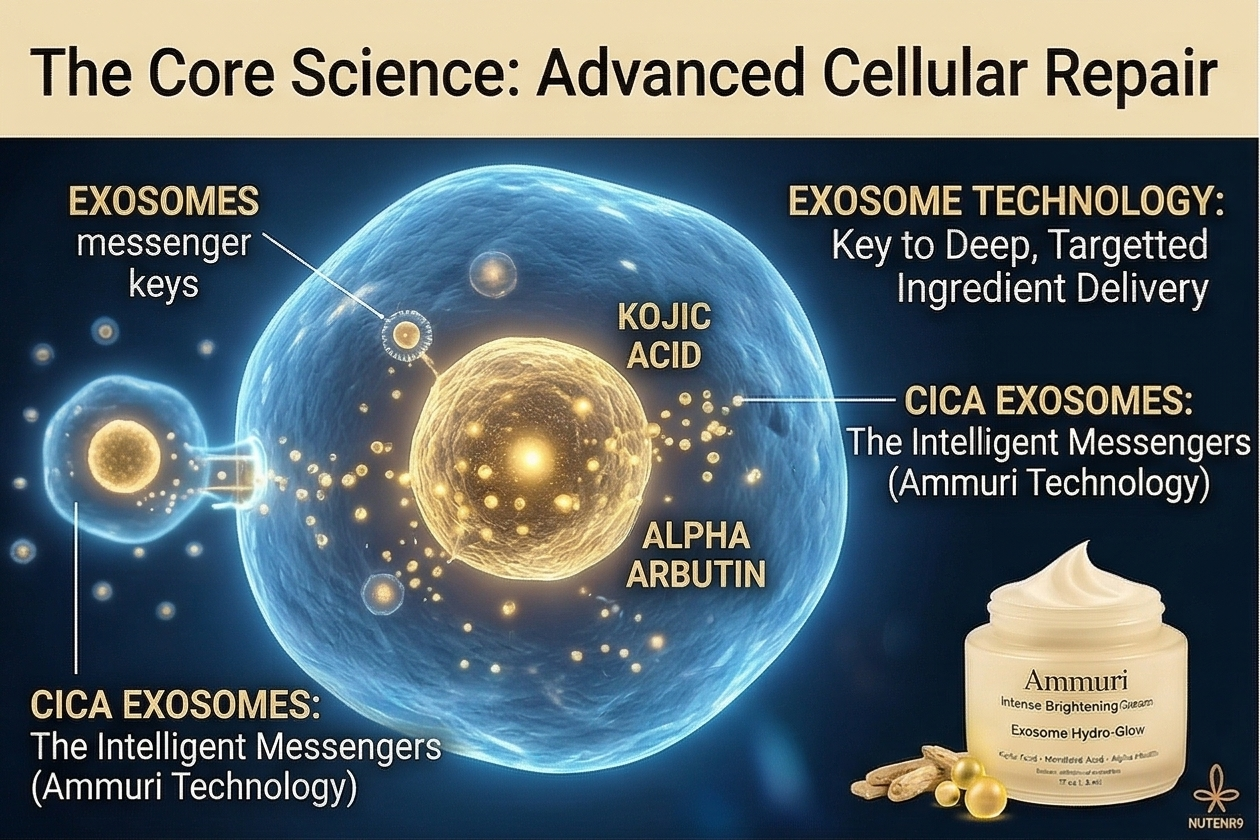 Ammuri Intense Brightening Exosome Hydro-Glow Cream - Dark Spot Corrector