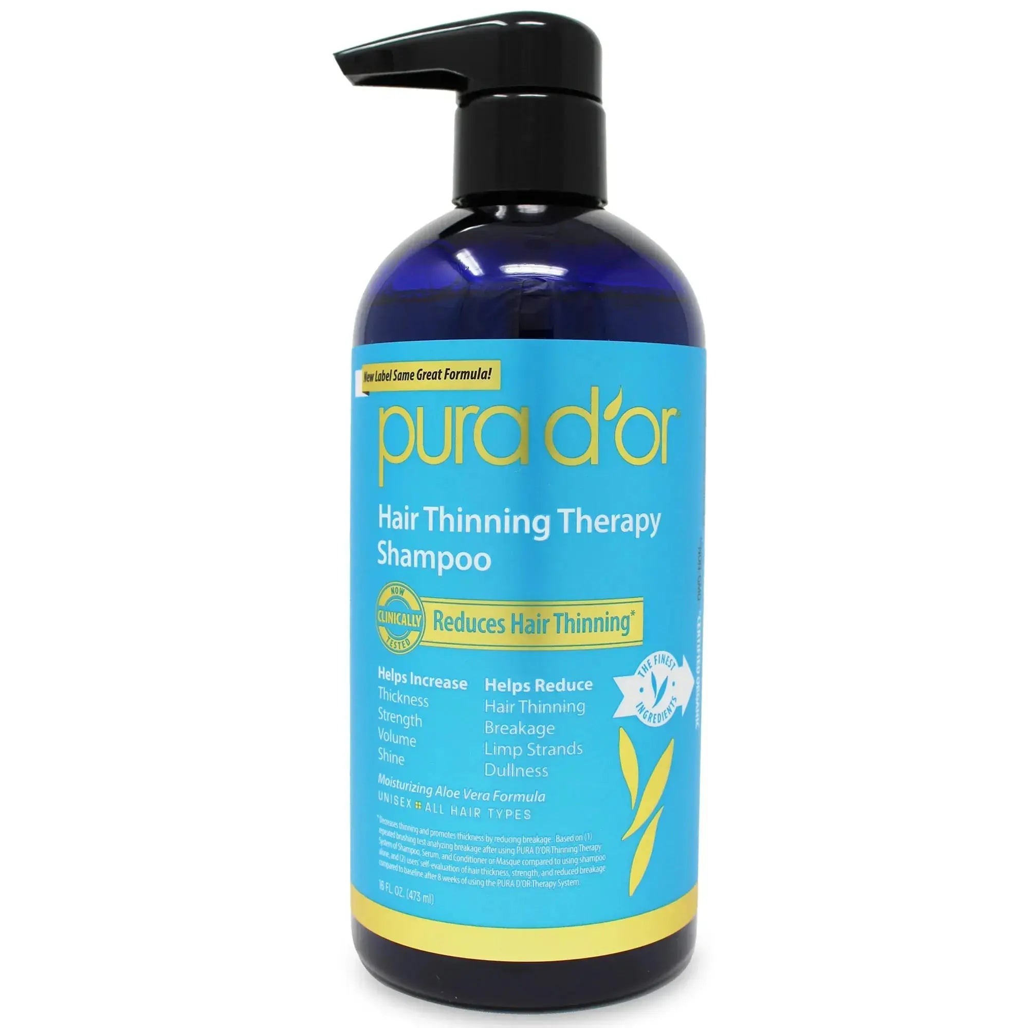 PURA DOR Hair Thinning Therapy Shampoo hair Growth Hair loss DHT Blocker Ammuri Skincare