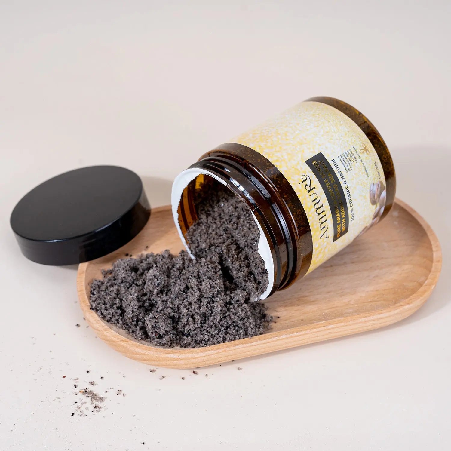 Pure Arabica Coffee Scrub - Organic Cellulite, Acne Treatment, Anti-Aging, 100% Natural Ammuri Skincare