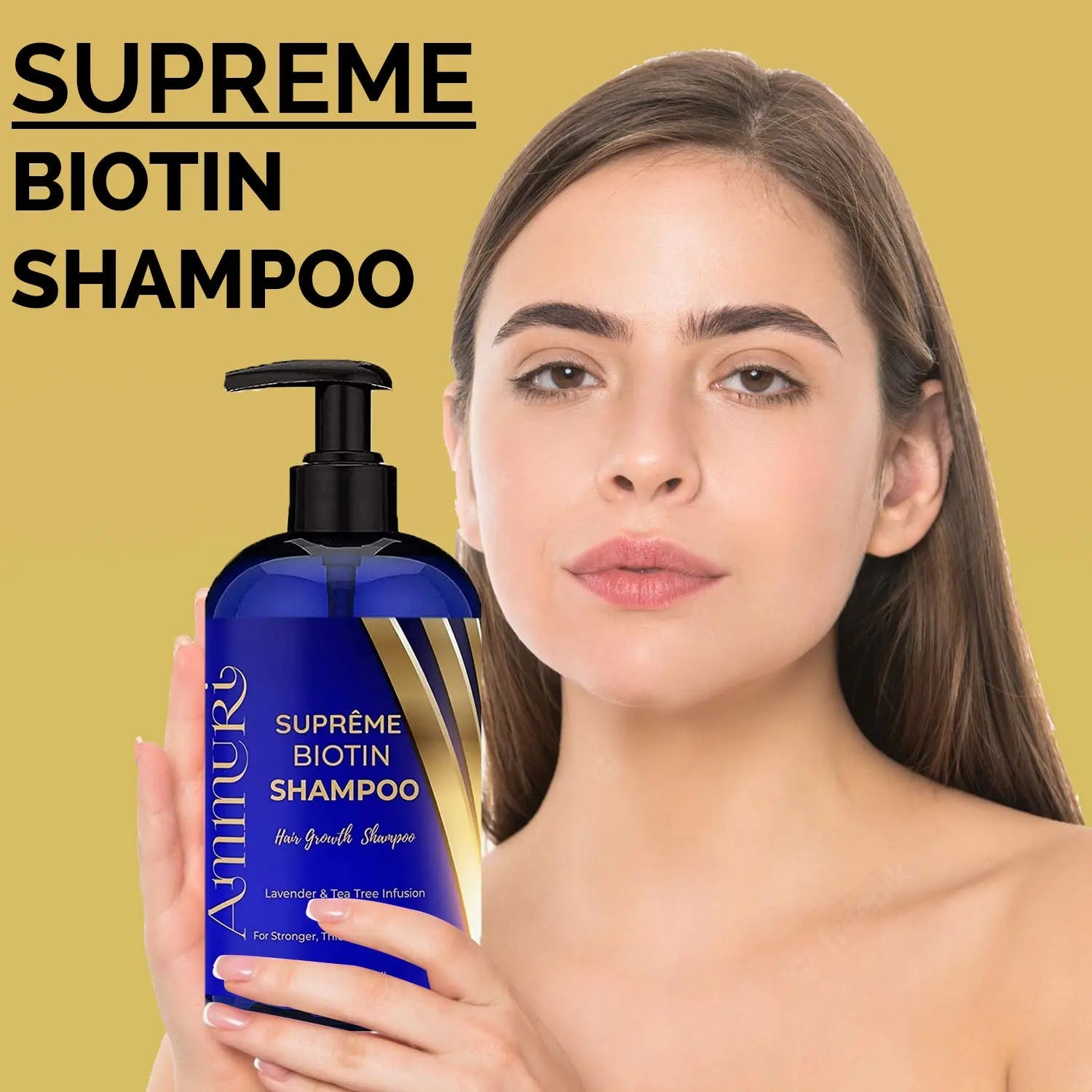 Revitalize Your Hair with Ammuri: Biotin, Caffeine, Argan Oil - Ultimate Solution for Hair Loss & Dandruff Shampoo - Ammuri Skincare