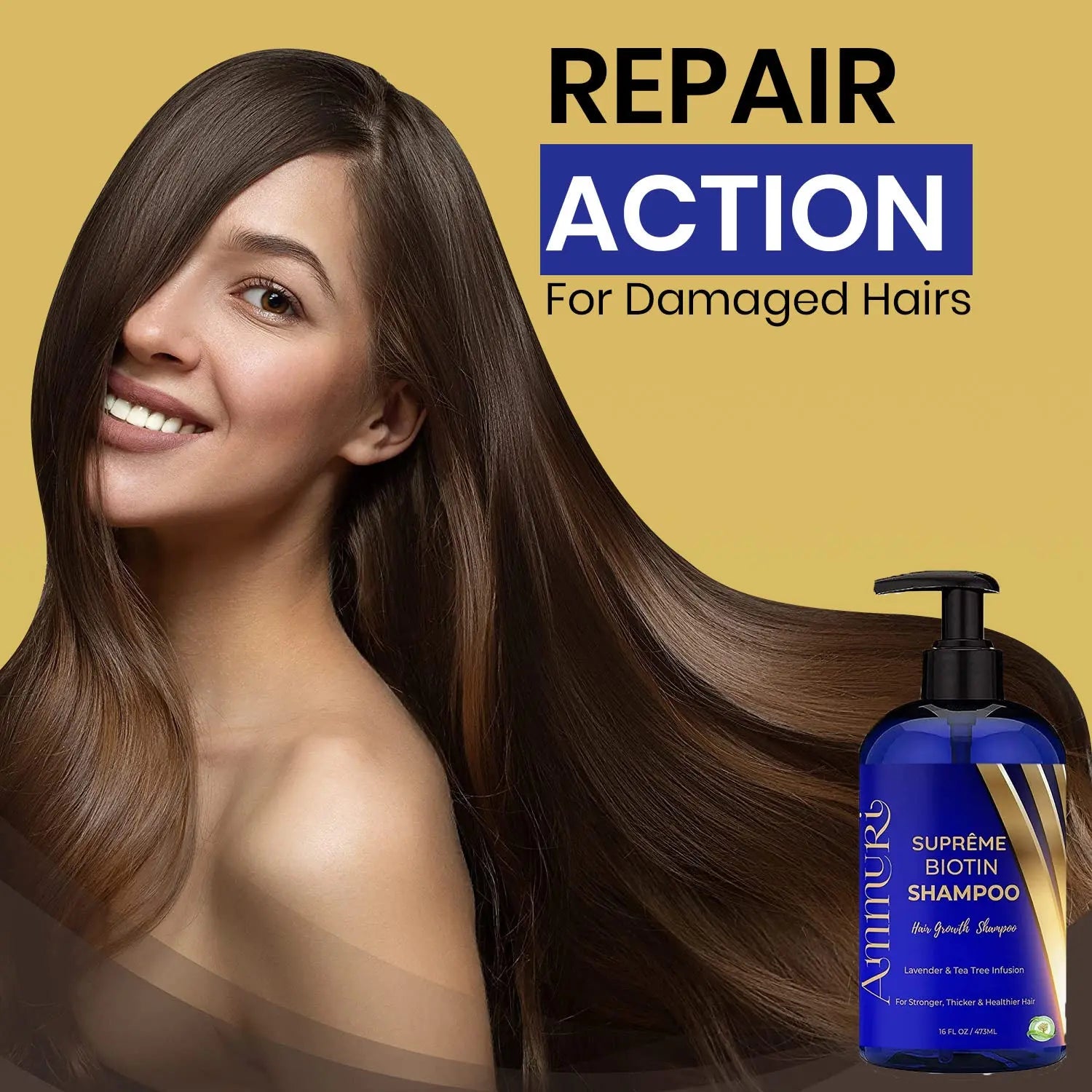 Revitalize Your Hair with Ammuri: Biotin, Caffeine, Argan Oil - Ultimate Solution for Hair Loss & Dandruff Shampoo - Ammuri Skincare