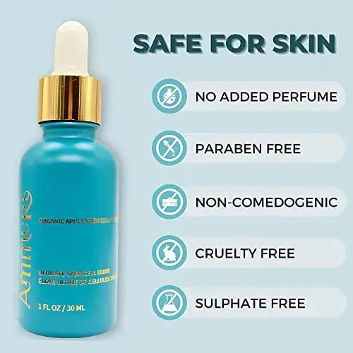 Revitalize Your Skin with Ammuri Retinol Serum 5% High Strength + Apple Stem Cell | Clinically Proven Anti-Ageing Magic | Wrinkle Reduction, Firming, and Hydration | Vegan, Cruelty-Free | Made in the UK - Ammuri Skincare