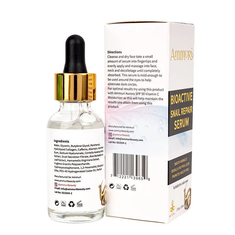 Snail Repair Serum | Anti-Aging | Hydrating Ammuri Skincare