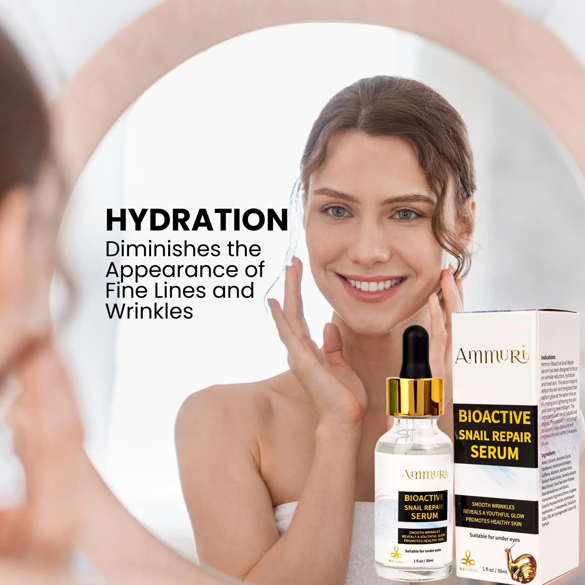 Snail Repair Serum | Anti-Aging | Hydrating Ammuri Skincare