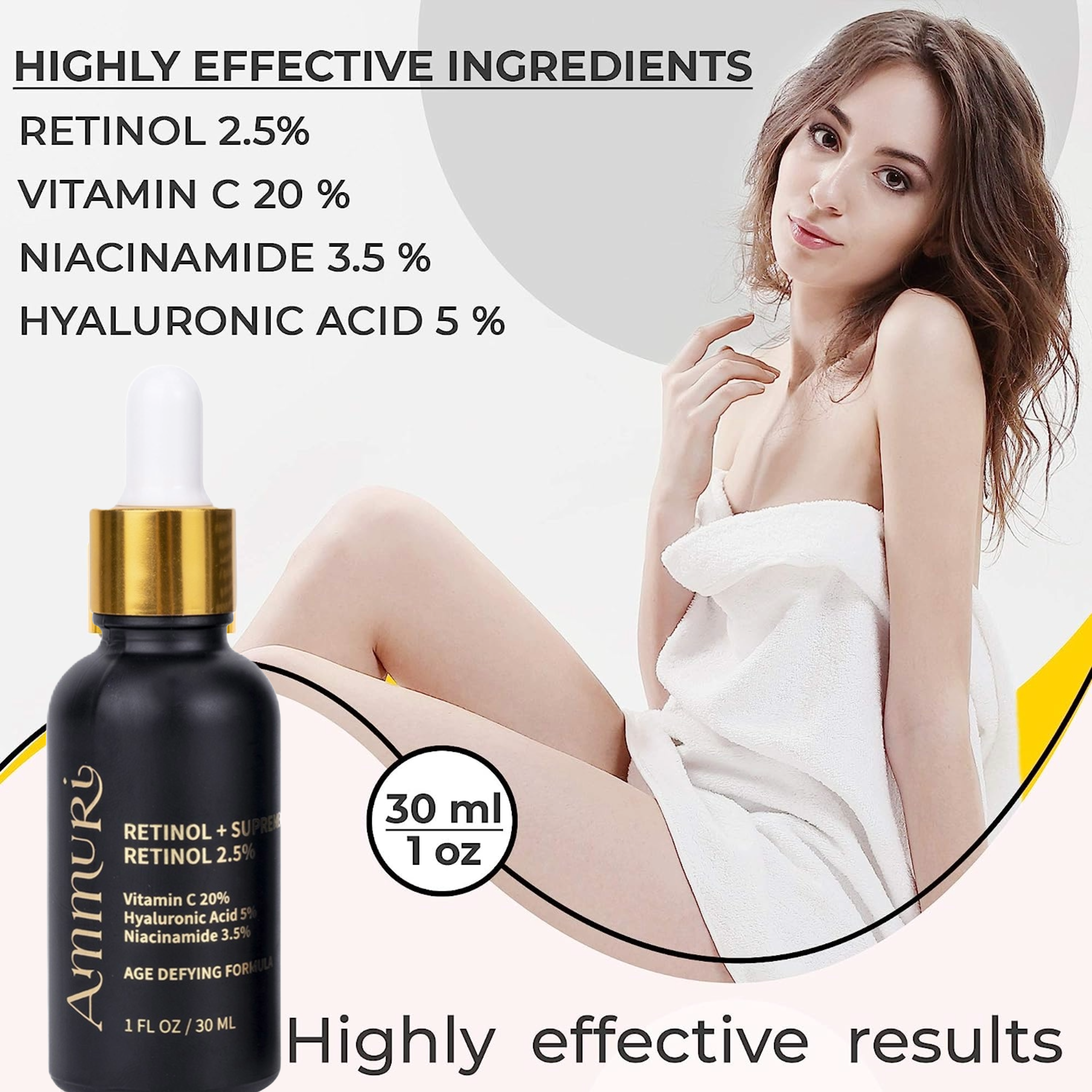 Ammuri Anti Aging Retinol Supreme Serum - Revitalize Your Skin with Age-Defying Formula Ammuri Skincare