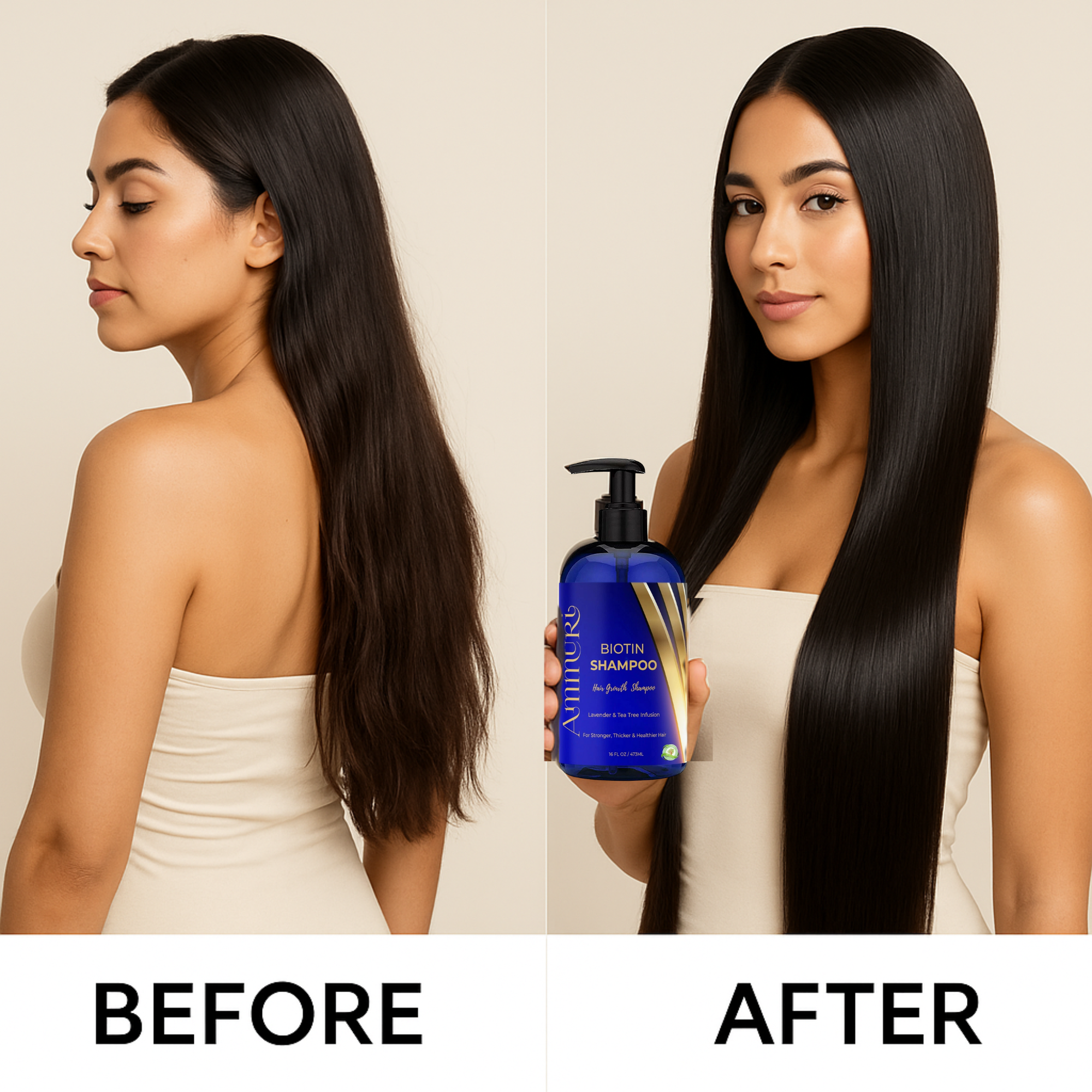 Ammuri Biotin Shampoo for Thicker Hair & Growth Ammuri Skincare