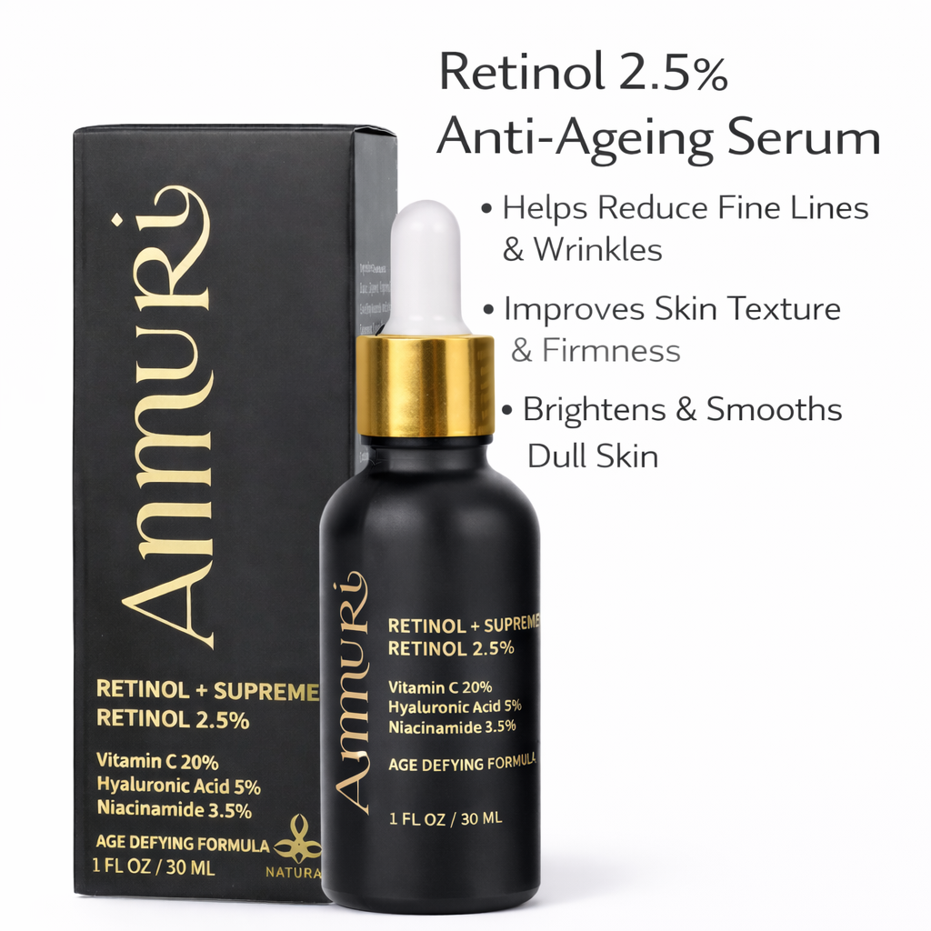 Ammuri Retinol 2.5% Serum included in the Beginner Retinol Routine Bundle