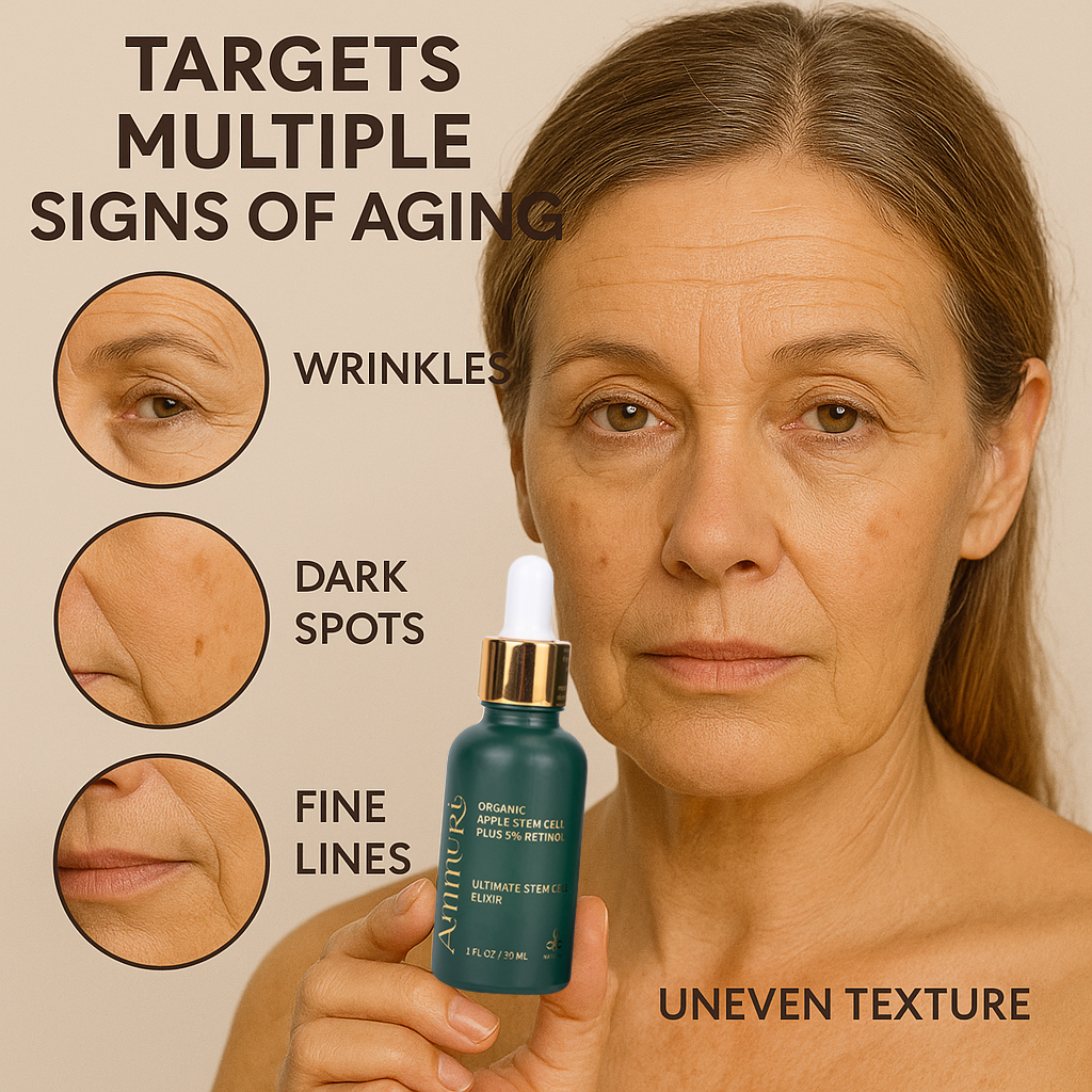 Ammuri Retinol Serum 5% + Apple Stem Cell – Anti-Aging, Acne, Dark Spot Care 30ml Ammuri Skincare