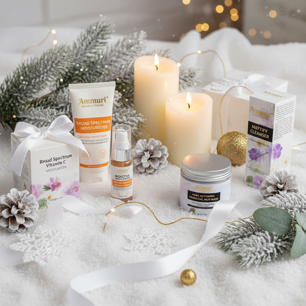 Christmas skincare Ammuri products 